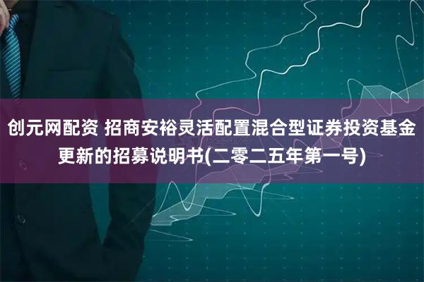 创元网配资 招商安裕灵活配置混合型证券投资基金更新的招募说明书(二零二五年第一号)