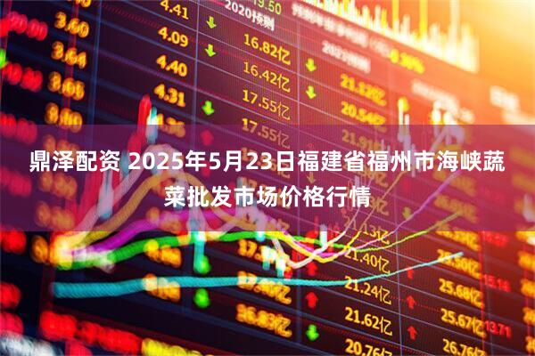 鼎泽配资 2025年5月23日福建省福州市海峡蔬菜批发市场价格行情